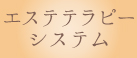 エステテラピーシステムへ