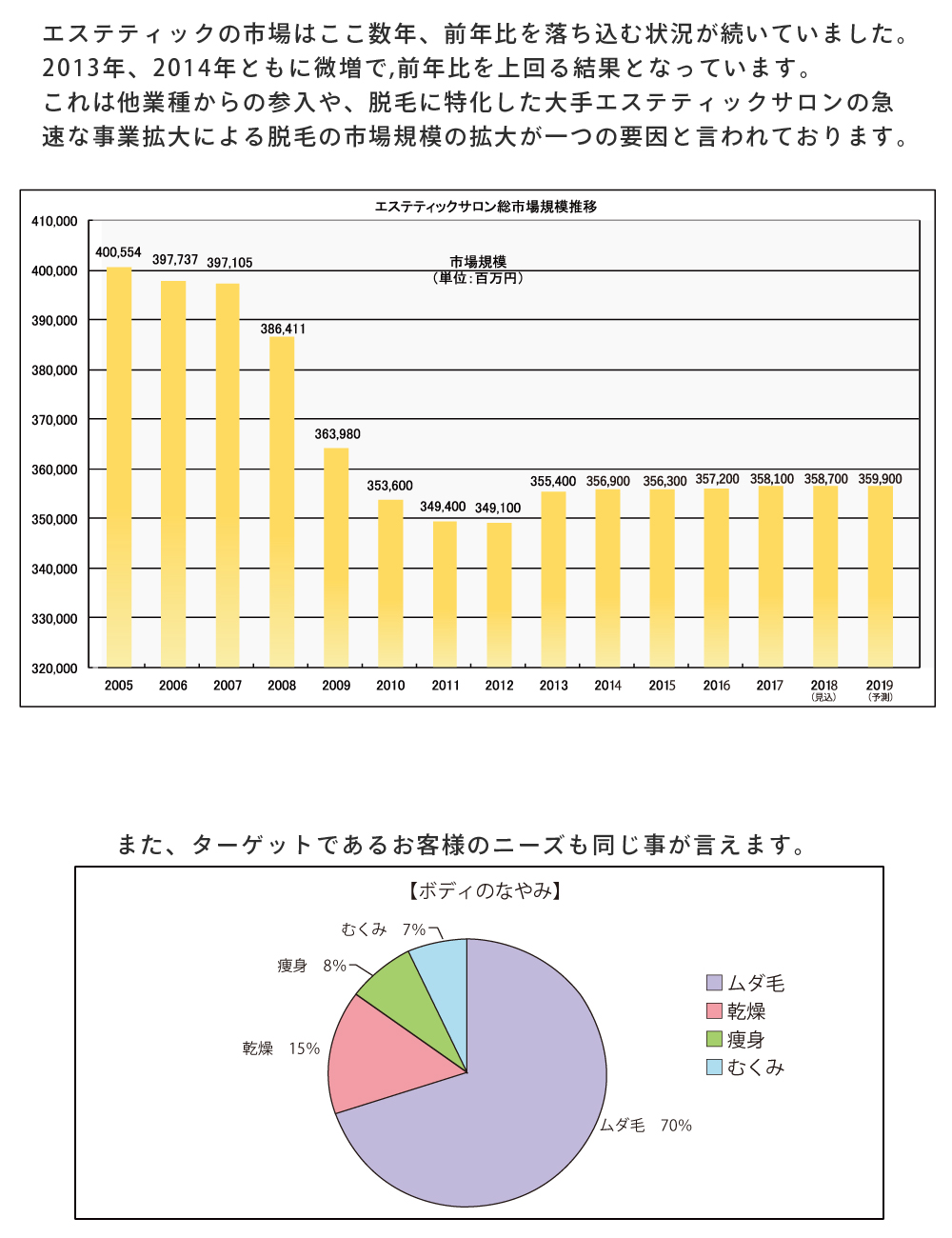 業務用脱毛機の市場について